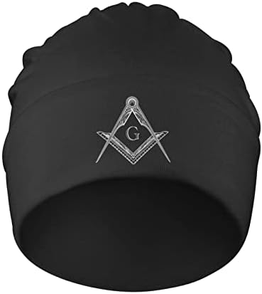 Mason Sembol Kare Pusula G Köşkü Masonik Yetişkin Bere Şapka Sıcak Açık Kafatası Kemo İzle Şapka Siyah