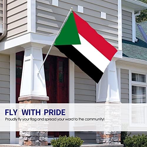 Sudan AENNEYD Bayrağı Bayrakları 3x5 Ft Bayrak Açık Kapalı Afiş Ev Bahçe Dekorasyonu