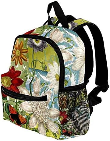 Kelebek çiçek boyama hafif rahat sırt çantası