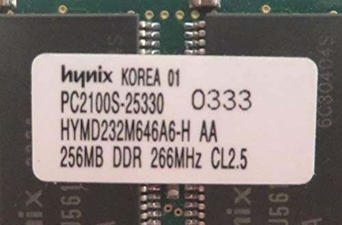256 MB DDR PC2100 266 MHZ SODIMM Dizüstü Bellek - Hynix HYMD232M646A6-H