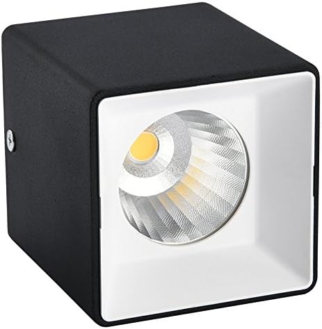 BRİLLRAYDO 12 W Dim COB LED tavan Downlight spot yüzey ışık Altında sayaç fikstür resim projesi siyah sıcak beyaz