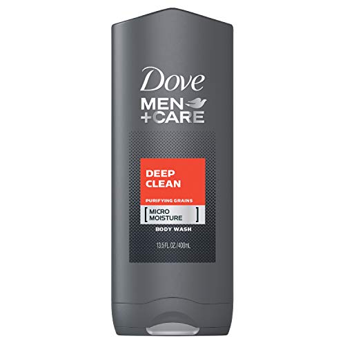 Dove Men + Care Vücut Yıkama Daha Sağlıklı, Nemlendirilmiş ve Daha Güçlü bir Cilt için Derin Temiz 13.5 oz Cildinizi Beslerken