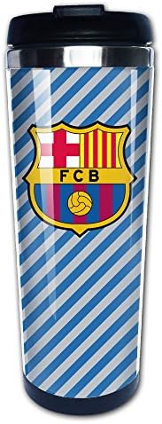 NEKOSANN FC Barcelona Barca Logo Kahve Termosu / Tek Elle Vakumlu Kupa / Paslanmaz Çelik Kupa