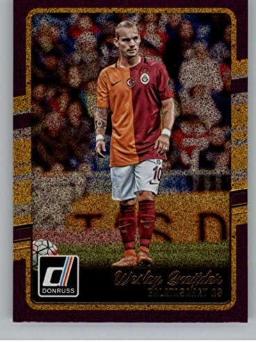 -17 Donruss Mor Futbol 99 Wesley Sneijder Galatasaray, Panini America'dan Resmi Futbol Ticaret Kartı Olarak