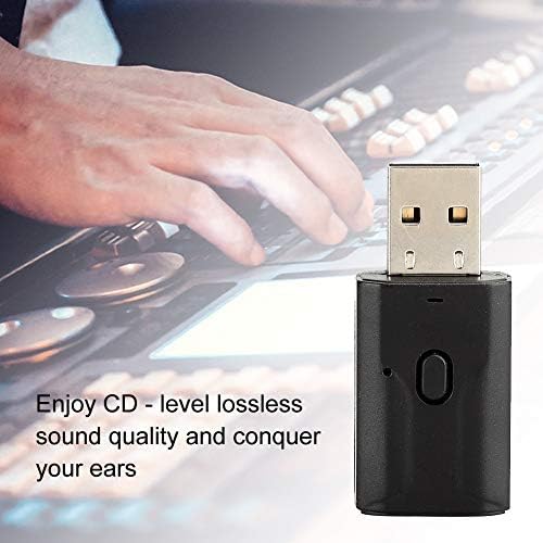 Bluetooth İki-in-One Ses Verici ve Alıcı, Verici Alıcı Gürültü Azaltma Güç Kaynağı 3.5 mm Plastik ve Metal