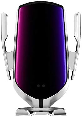 YPYCQ Otomatik Sıkma Hızlı Şarj Araç Telefonu Tutucu Cep Telefonu 10W Kablosuz Araç Şarj cihazı (Renk: A)