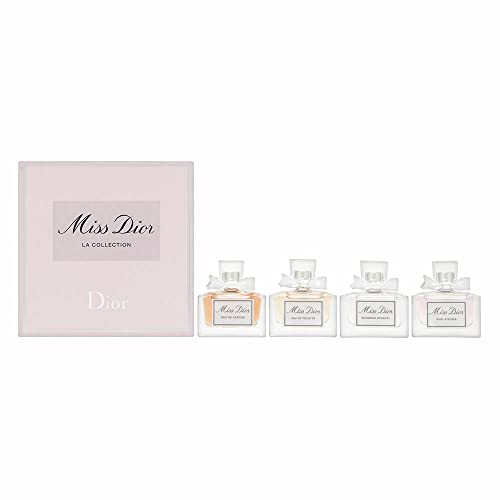 Bayan Dior La Koleksiyonu Kadınlar için 4 Parça Set (EDP, EDT, Çiçek Açan Buket, Gül N' Güller) .17 oz