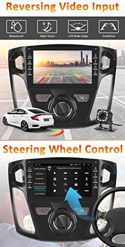 Ford Focus için Bluetooth ve GPS özellikli Android Araç Stereo Sistemi 2012, 2013, 2014, 2015, , 2017-8 İnç Dokunmatik Ekran