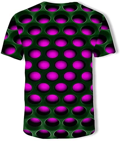 Erkek 3D Grafik T-Shirt - Yaz Yenilik All Over Baskılı Serin Tasarım Kısa Kollu Tee Tops