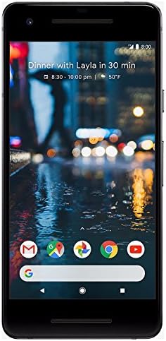 Google Pixel 2 128GB Kilidi Açılmış GSM / CDMA 4G LTE Sekiz Çekirdekli Telefon w / 12.2 MP Kamera-Sadece Siyah