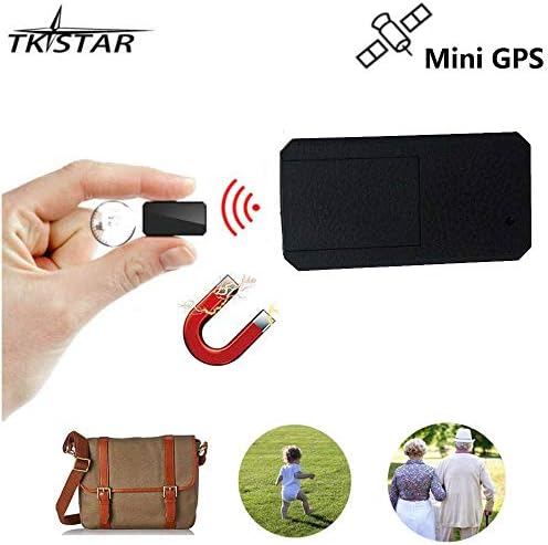 TKSTAR Mini GPS takip cihazı, güçlü Mıknatıs Anti-hırsızlık Gerçek Zamanlı Takip Cihazı Anti-Kayıp GPS Bulucu Çocuklar için /