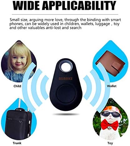 Alianke Siyah + Mavi akıllı GPS takip cihazı, anahtar Bulucu, Bulucu, Kablosuz Anti-Kayıp Alarm Sensörü Cihazı, Telefon için