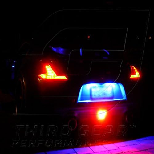 TGP T10 Mavi 6 LED SMD Plaka Kama ampuller Çifti 2004-2007 Buick Rainier ile Uyumlu
