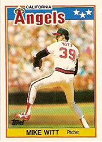 1988 Topps İNGİLTERE Minis 86 Mike Witt Kaliforniya Melekler MLB Beyzbol Kartı NM-MT