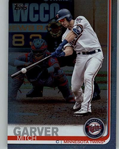 2019 Topps Gökkuşağı Folyo Beyzbol 277 Mitch Garver Minnesota Twins Resmi MLB Ticaret Kartı Topps Tarafından