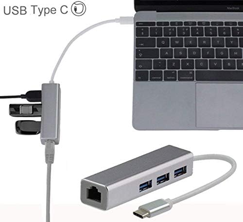 Broonel USB Ethernet, USB Ağ Adaptörü, Çoklu USB 3.0 Bağlantı Noktalarına Sahip LAN Adaptörü Lenovo Thinkpad E580 | Lenovo Thinkpad