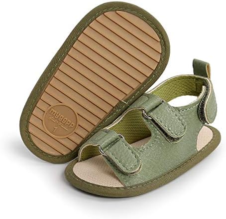 Sawimlgy Bebek Kız Erkek Sandalet Bebek Yaz Ayakkabı Rahat PU Deri Yumuşak Kauçuk Taban Ilmek Toddler Yenidoğan Ilk yürüteç Beşik