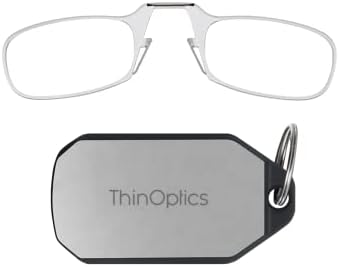 ThinOptics Anahtarlık Kılıfı + Dikdörtgen Okuma Gözlüğü