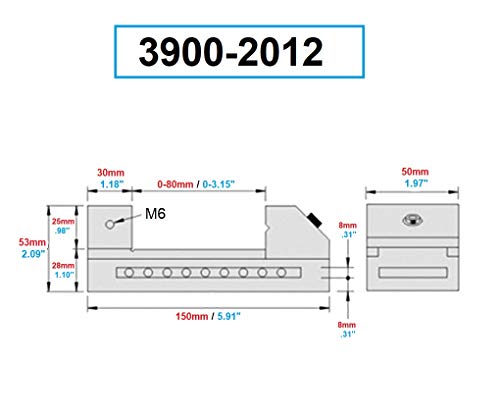 HHIP 3900-2013 3 Ultra Hassas Alet Üreticisinin Mengenesi, 73mm Çene Genişliği