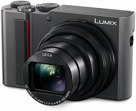 PANASONİC LUMİX ZS200 15X Stabilizasyonlu Leica DC Lens, 20,1 Megapiksel, Büyük 1 inç Düşük ışık Sensörü (DC - ZS200S ABD Gümüşü)