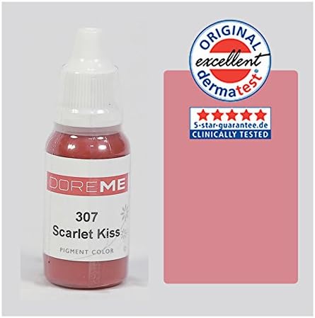 Doreme Scarlet Öpücük Profesyonel Kalıcı Makyaj Pigment Dövme Mürekkep Seti Microblading Mikropigmentasyon Dudaklar