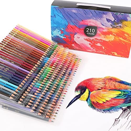 GYZCZX 210 Renkler Suluboya Çizim Seti Renkli Kalemler Sanatçı Boyama Eskiz Ahşap renkli kurşun kalem Okul Sanat Malzemeleri