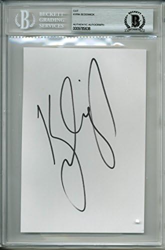 Kyra Sedgwick Charlie'nin Melekleri 4.5x6.75 Kesim İmzalı BAS Levhasını İmzaladı