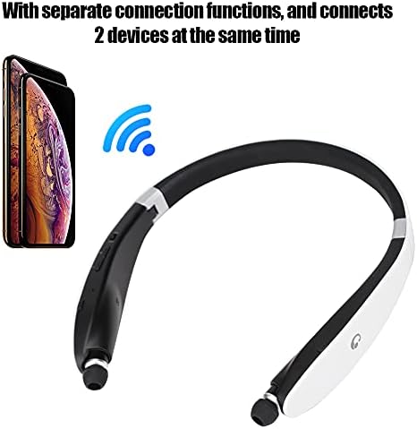 Okuyonic Kablosuz Kulaklık, İngiliz CSR5. 0 Çip Katlanabilir Asılı Boyun Tasarım Kulaklık Kulaklık İhtiyaçları için Kablosuz