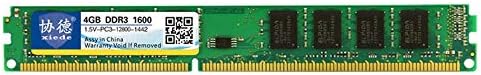 Lizhzjy DDR3 1600 MHz 4 GB 1.5 V Cosmopolitan Tüm Uyumluluk Bellek RAM Modülü Masaüstü PC için