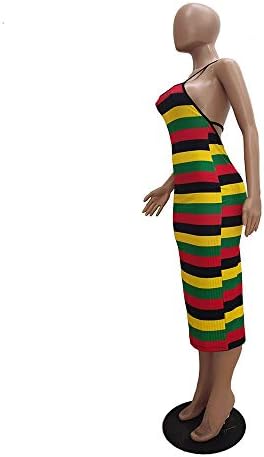Kadın Tank Bodycon Maxi Elbiseler Kolsuz Çiçek Etnik Afrika Baskı Yaz Casual Sundress