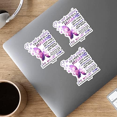 Kişiselleştirilmiş Çıkartmalar, Özelleştirmek Im Değil Bir Dul Im Bir Eşi için Bir Koca Sticker, Tasarım Kendi Paketi 3 of 3x4