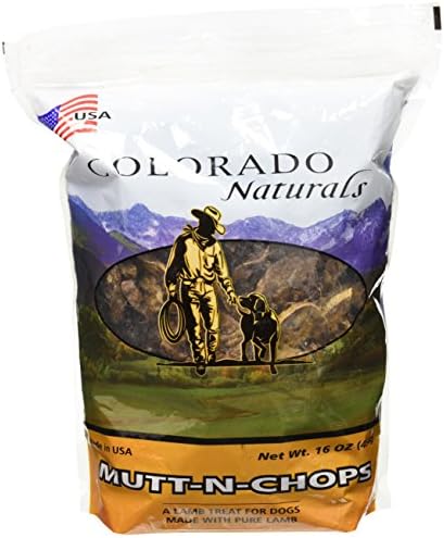 Colorado Naturals MUTT-N-PİRZOLA Tüm Doğal Kuzu Köpek Davranır (1 Pound Çanta)