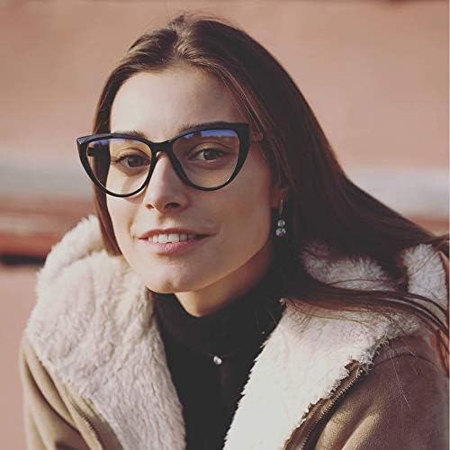 JİM HALO Cateye mavi ışık Engelleme gözlük Kadınlar için bahar menteşe bilgisayar gözlük göz yorgunluğunu azaltmak siyah