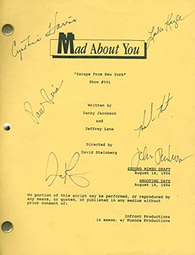 Mad About You Tv Oyuncuları-Ortak imzalayanlarla imzalanan Senaryo