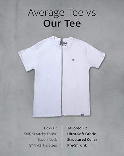 INTO THE AM erkek Ekip Boyun T-Shirt-Premium Gömme Modern Temel Logo Tees
