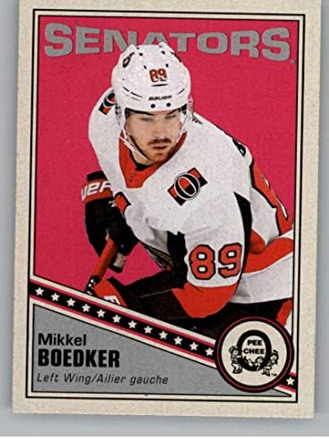2019-20 O-Pee-Chee Retro Hokey 345 Üst Güverte Opc'den Mikkel Boedker Ottawa Senatörleri Resmi NHL Ticaret Kartı