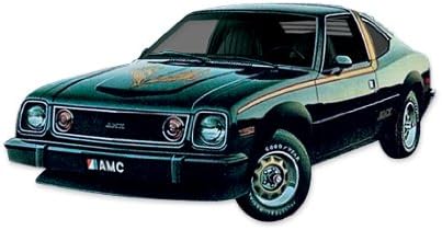 Hornet 1978 AMC American Motors Concord AMX Çıkartma ve Şerit Seti-Siyah / Altın