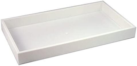 12 Takı Ekleme Tepsileri Beyaz Ekran Düzenleyici 14 ¾ X 8 ¼ X 1 ½ Depolama Plastik
