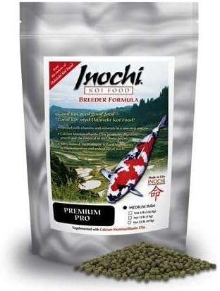 Inochi Premium Pro Koi Gıda, Orta Pelet (22 LB) Dainichi tarafından
